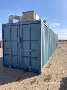 Insulated Conex Workroom w/ Equipment and Supplies for Hydraulic Hose Repair