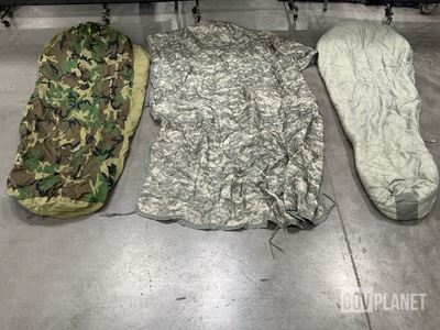 (1) Bivy Cover, (6) Wet Weather Poncho Liners & Assorted Items
