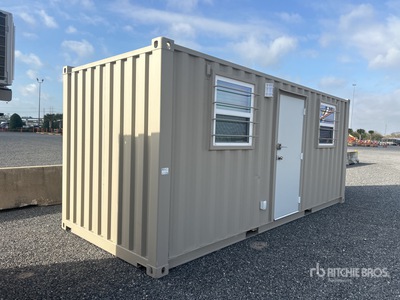 20 ft x 8 ft Storage Container Mobile Office