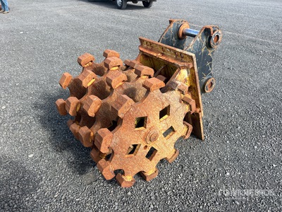 35 in Ruota compattazione per escavatore