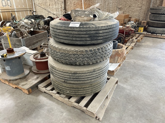 Quantity of (4) 11.00R20 Tires