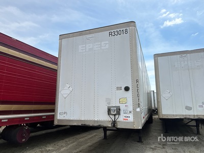 2013 Wabash DVCVHPC 53 ft x 102 in T/A Van Trailer