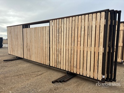 Quantity of (4) 24 ft x 7 ft 9 in الأسوار الرملية (Unused)