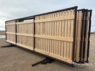 Quantity of (4) 24 ft x 7 ft 9 in الأسوار الرملية (Unused)