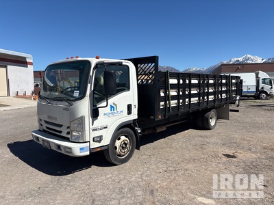 2021 Isuzu NPR 4x2 Flatbed Truck