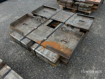 Quantity of (10) 2025 Kit Containers QT-F-BLANK Płyta montażowa osprzętu do miniładowarek