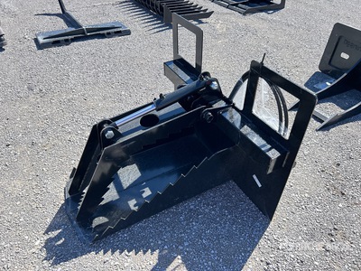 2025 Kit Containers QT-RD Stump Skid Steer Grapple Bucket