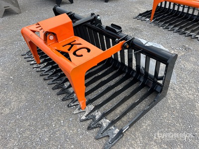 2025 Kit Containers QT-SG 76 in Q/C Skeleton Łyżka chwytakowa do miniładowarki - Fits Skid Steer (Unused)