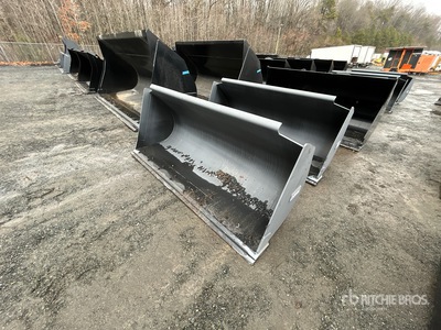 Strickland 90E1607-0913 96 in 1.7 cyd Wheel Loader Bucket - Fits Hitachi ZW100 (Unused)