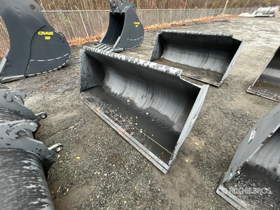 Strickland 90E1607-0913 96 in 1.7 cyd General Purpose ホイールローダー用バケット - Fits Hitachi ZW100 (Unused)