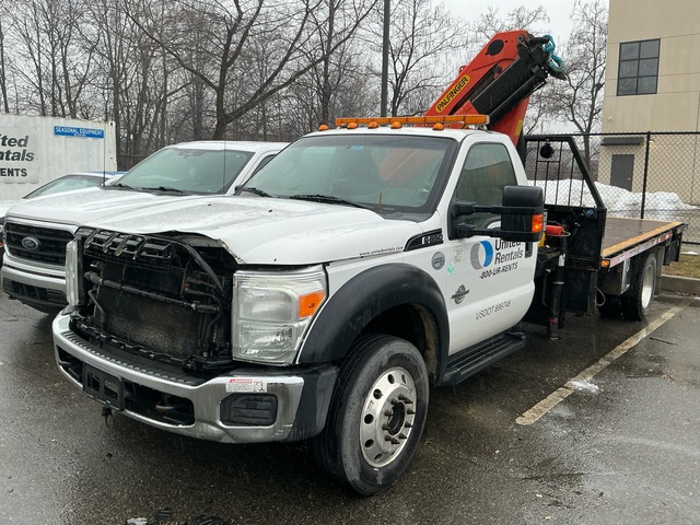 2014 Palfinger PK6501A 3550 lb Knuckle Boom on 2015 Ford F-550 XL 4x4 Boom Truck