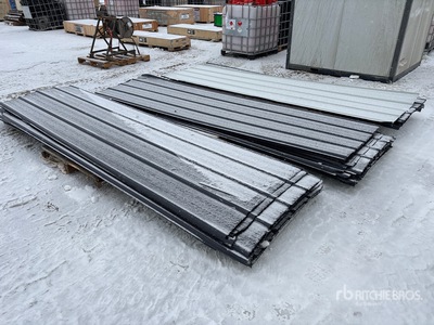 Quantity of (100) 2026 SKLP SKH50 12 ft Sheets of Galvalume Steel Siding Roofing (Unused)