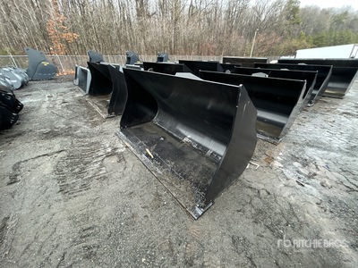 Paladin 90D4118-0545 102 in 3.5 cyd Light Material ホイールローダー用バケット - Fits Hitachi ZW150 (Unused)