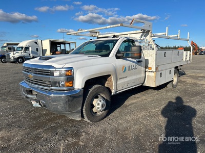2018 Chevrolet Silverado 3500HD 4x2 Flatbed Truck