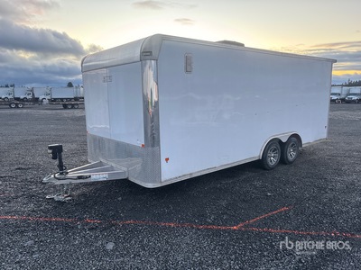 2020 Alcom EZ Hauler 20 ft T/A مقطورة ذو كبينة مغلقة