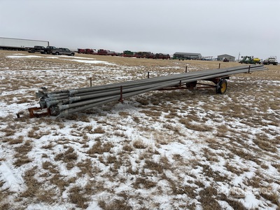 Quantity of (14) 3 in x 40 ft Irrigation Pipe
