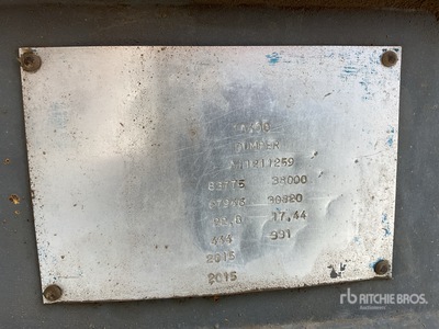 2015 Terex TA400 Camion Articulado / Dumper articolato