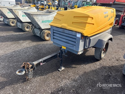 2014 Atlas Copco XAS 185CD 185 cfm Mobile Compresor de aire
