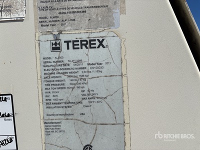 Terex AL4000 Light Tower