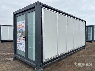 JQ SHELTER 5.9 m x 6.4 m Portable Expandable Container House (Unused)