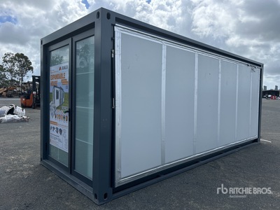 JQ SHELTER 5.9 m x 6.4 m Portable Folding Expandable House (Unused)