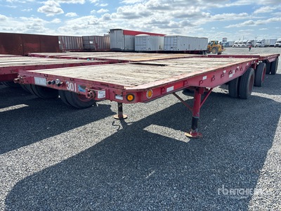 1980 Utility 24 ft S/A Lead Pritsche Anhänger