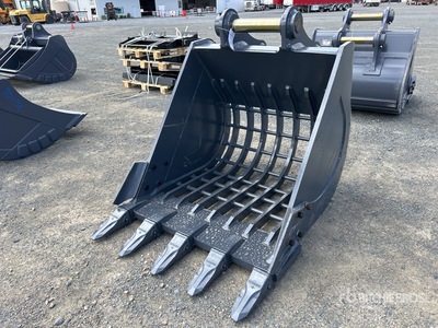 2026 Warrior 1100 mm Q/C Skeleton Łyżka do koparki - Fits 20 - 25 ton (Unused)