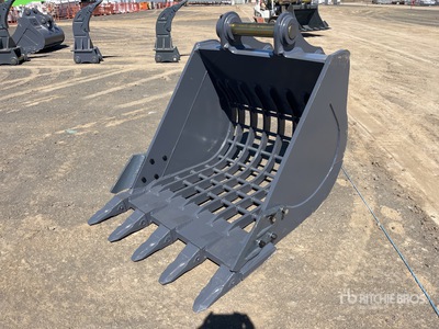 2026 Warrior WBS20-1100 1100 mm Q/C Skeleton Excavator Bucket - Fits 20 - 25 ton (Unused)