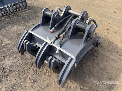 2026 Warrior WGHU5-650 Q/C Excavator Grapple - Fits 5 - 8 ton (Unused)