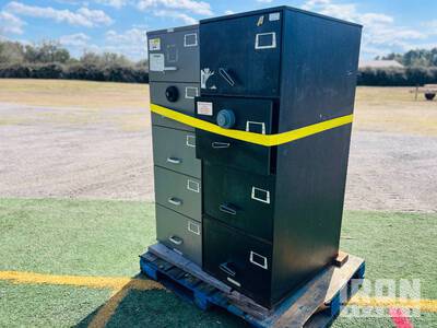 Quantity of (2) Mosler Fireproof Security Filing Cabinets
