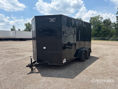 2025 Titanium Cargo 14 ft T/A Enclosed Trailer