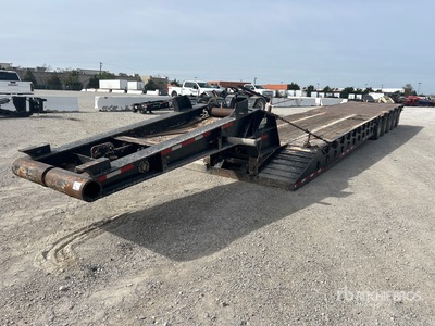 2011 Dragon 70 ton 45 ft 5/Axle Lowboy Remorque pour champ pétrolifère