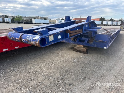 2008 Trail-Eze TE120-0F59 120000 lb 45 ft Quad/A Lowboy Remorque pour champ pétrolifère