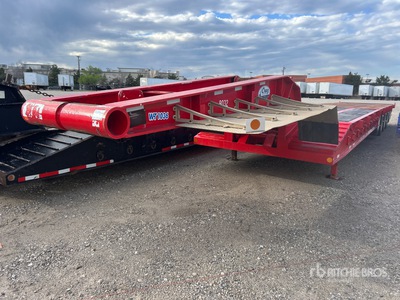 2013 Dakota 45 ft 5/Axle Lowboy Oilfield Trailer