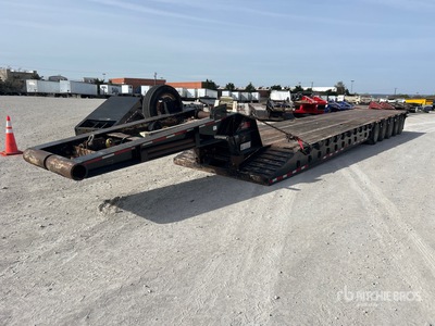 2011 Dragon 70 ton 45 ft 5/Axle Lowboy Remorque pour champ pétrolifère