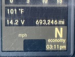 General Appearance with Hour Meter / Odometer