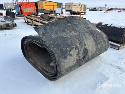 50 ft of 70 in x 1.25 in Rubber Matten