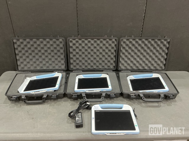 (4) Arcos Getac Burn Navigator RX10 Rugged Tablets