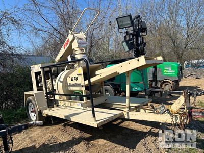 2012 Finn B-70-T Trailer-Mounted Soplador de paja