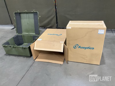 (2) Aseptico Surgical Sink Transport Cases