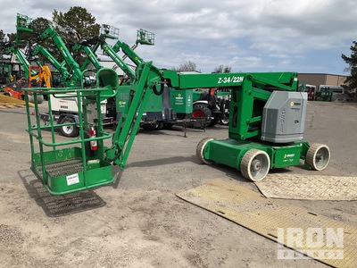 2014 Genie Z34/22N 2WD Electric Articulating Boom Lift