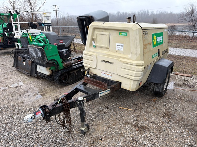 2018 Doosan P185WDO-T4F Mobile Air Compressor
