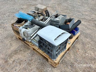 Quantity of (1) Pallets of Incl. Paccar Engine Cooler, 2 x Paccar Cylinder Liner Sets, Used Water Pump, Misc Truck & Trailer Connections