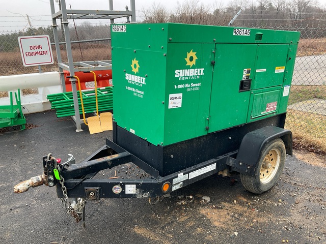 2017 Multiquip DCA-25SSIU4F 20 kW Mobile Generator Set