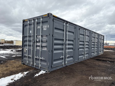 2025 40 ft High Cube Multi-Door Contenedor de almacenamiento