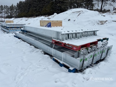 2026 BLUESEA L100FT x W50 FTx H18FT Steel Frame Only مبنى التخزين  (Unused)