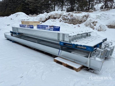 2026 BLUESEA L100FT x W50 FTx H18FT Steel Frame Only مبنى التخزين  (Unused)