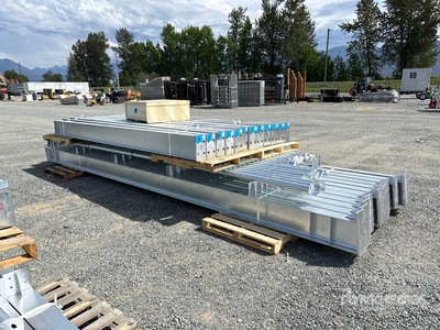 2026 BLUESEA 50 ft x 100 ft High Strength Steel Framed Storage Building (Unused)