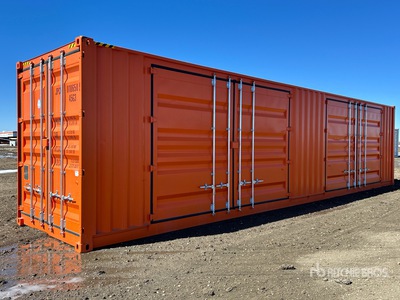 2025 40 ft High Cube Multi-Door Storage Container