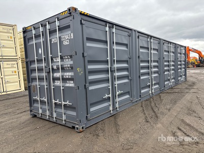 2025 40 ft High Cube Multi-Door Storage Container